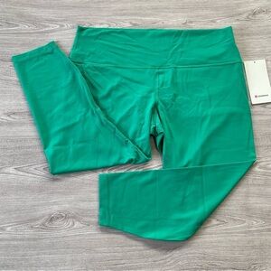 LULULEMON Align High-Rise Pant Leggings 25" in Maldives Green Size 20 NWT